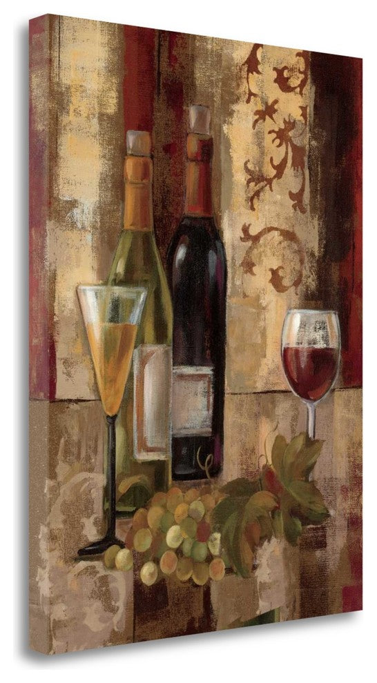 "Graffiti And Wine III" By Silvia Vassileva, Giclee Print on Gallery Wrap Canvas