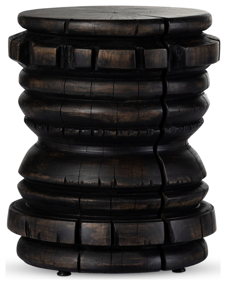 Judah End Table-Rubbed Black