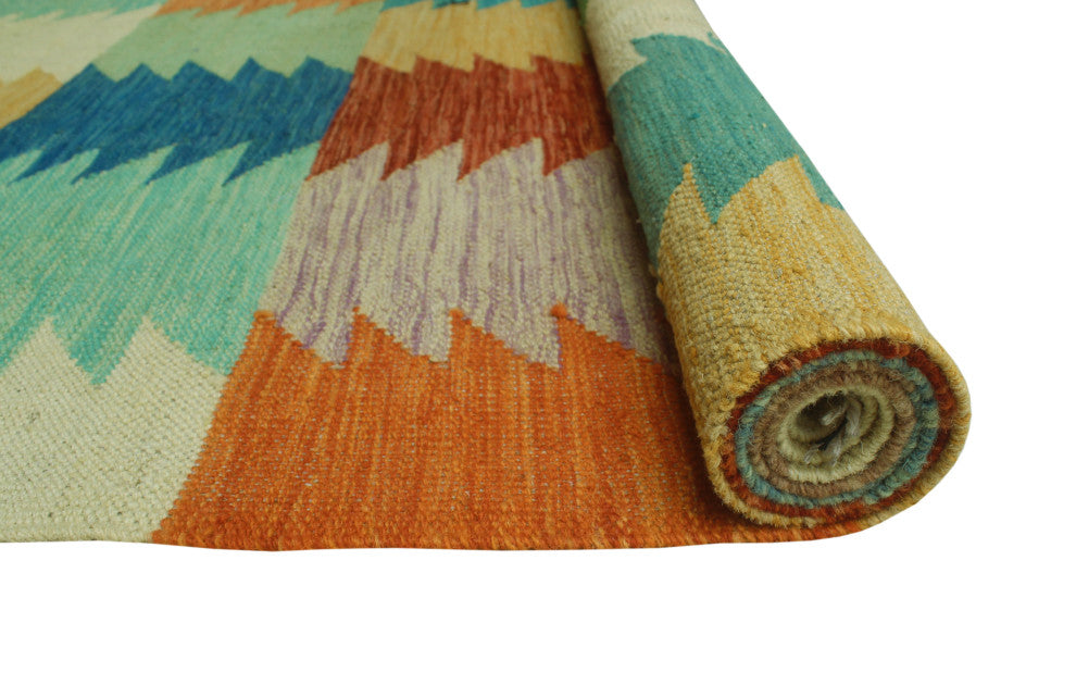 Winchester Kilim Awilda Green Runner