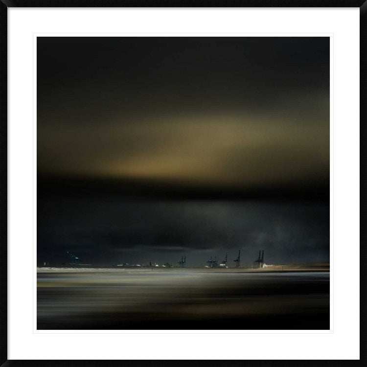 "Northern Wind" Framed Digital Print by Piet Flour, 38"x38"