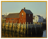 Wharf Fine Art Print, Gold, 20"x25"