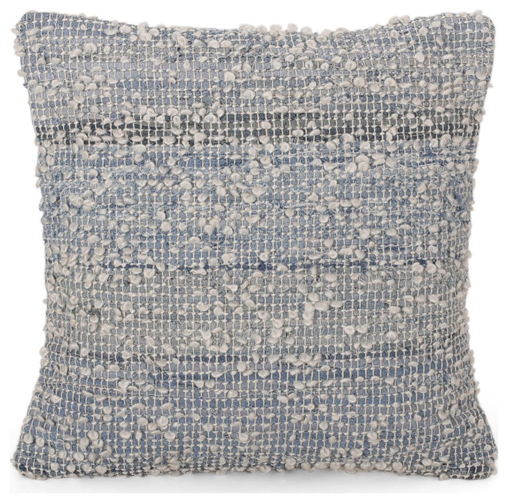 Samona Modern Handcrafted Fabric  Pillow Cover, Set of 2