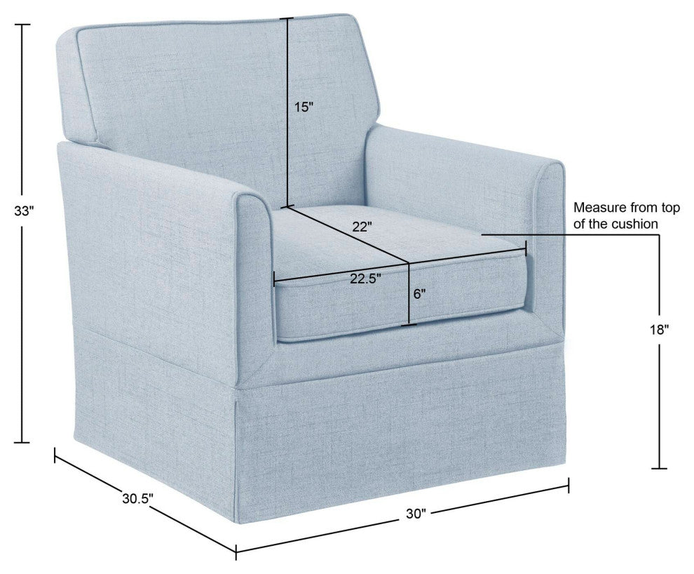 510 Design Paula Slipcover Accent Armchair