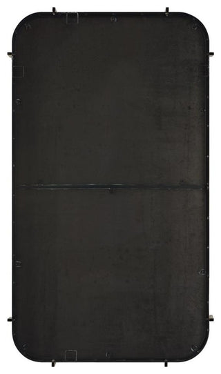 Uttermost Pali Contemporary MDF and Metal Mirror in Black/Gold