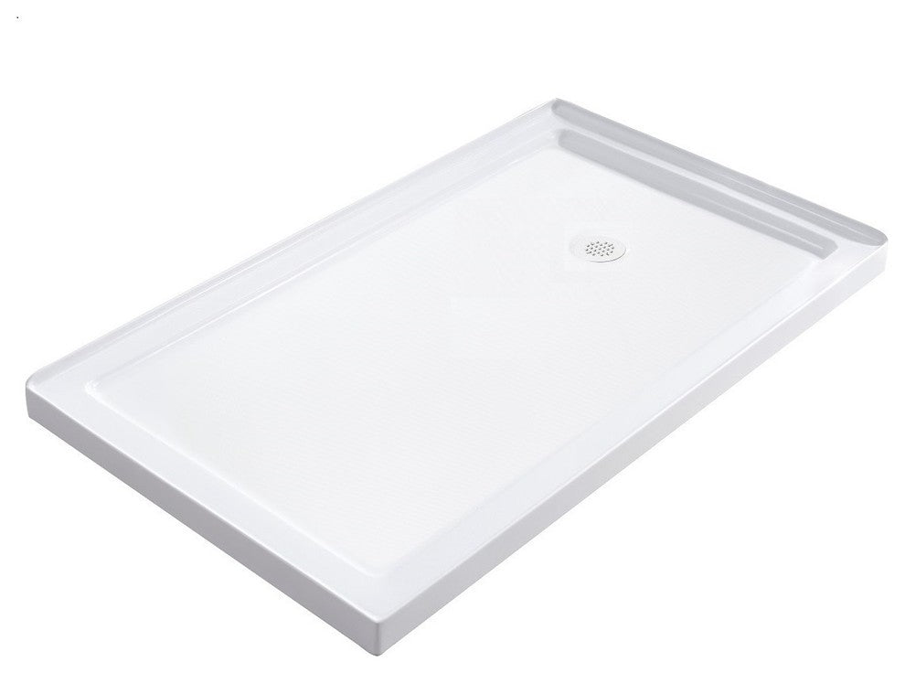 Langham 48"x77.5" Completely Frameless Sliding Shower Door, Chrome, Right Base