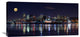 "Montreal Night" Stretched Canvas Giclee by Yuppidu, 36x18"