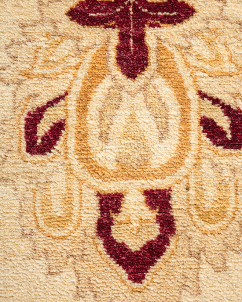 Mogul, One-of-a-Kind Hand-Knotted Area Rug Ivory, 4'7"x7'4"