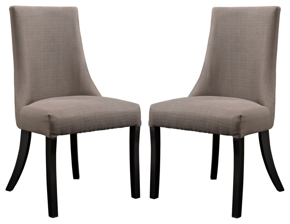 Modern Gray Reverie Dining Side Chair Set of 2