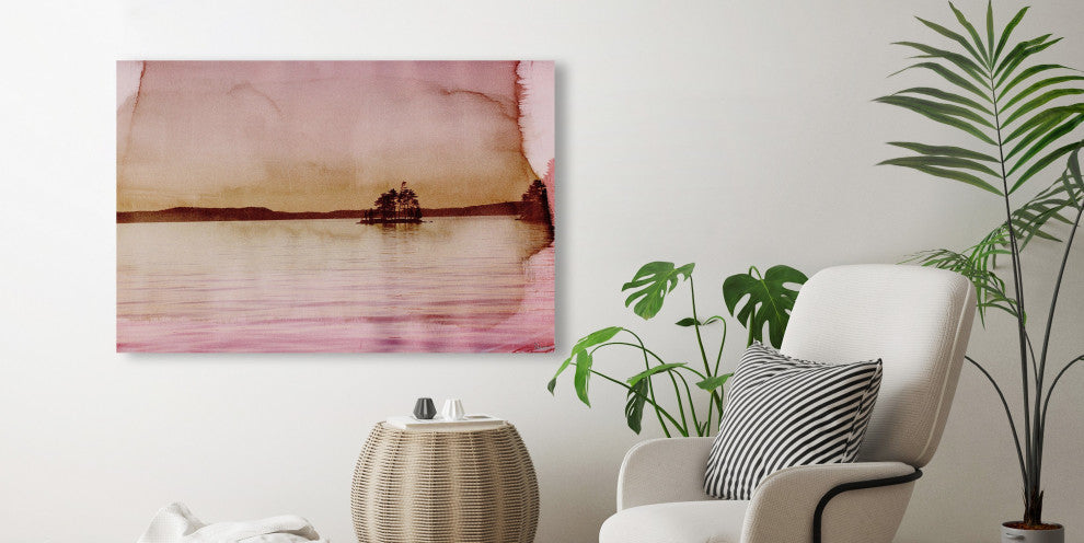 "Crown Island" Painting Print on Wrapped Canvas, 30"x20"