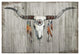 "Longhorn on Dark Gray Wood" Digital Paper Print by Avery Tillmon, 26"x18"