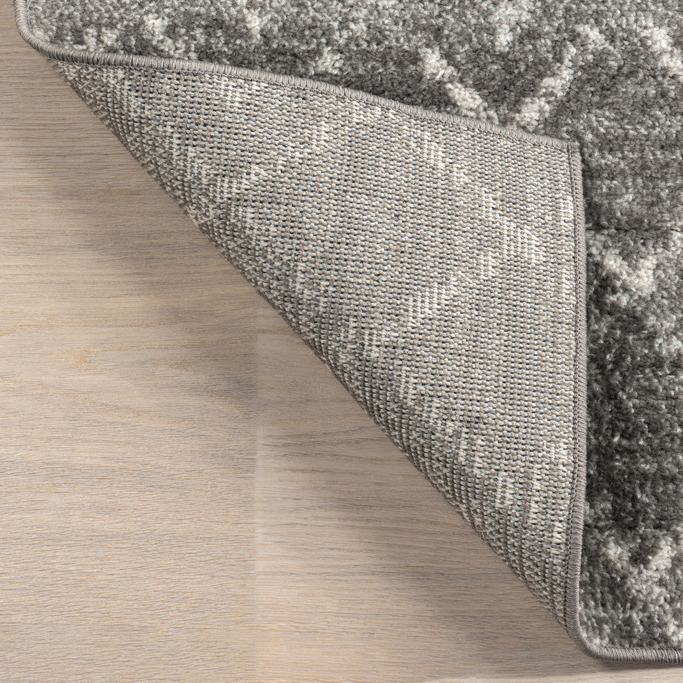 Nuloom Moroccan Blythe Contemporary Area Rug, Dark Grey 3'x5'