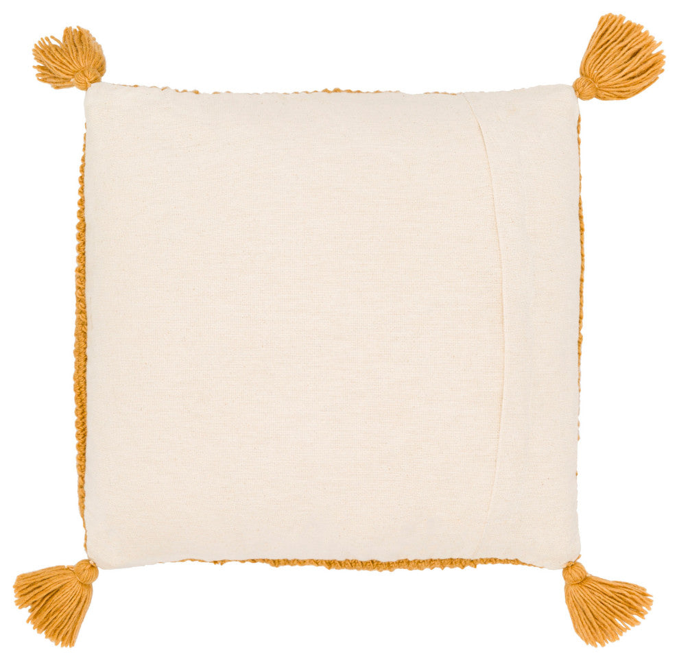 Surya Makrome Mko-004 Pillow Shell With Down Insert 22"H X 22"W