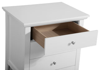 Whitley 3-Drawer Nightstand, White