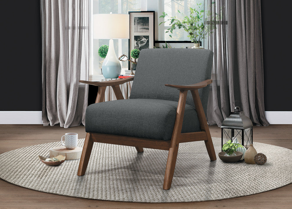 Verona Accent Chair, Gray