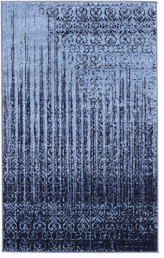 Unique Loom Blue Del Mar Jennifer 3' 3 x 5' 3 Area Rug
