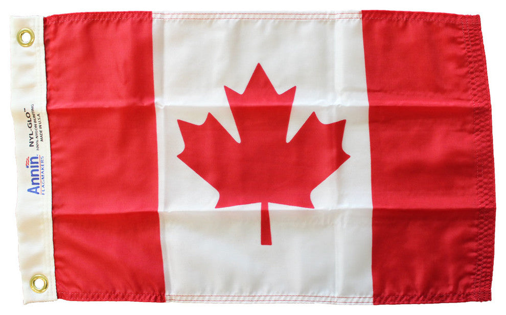 Canada, 12"x18" Nylon Flag
