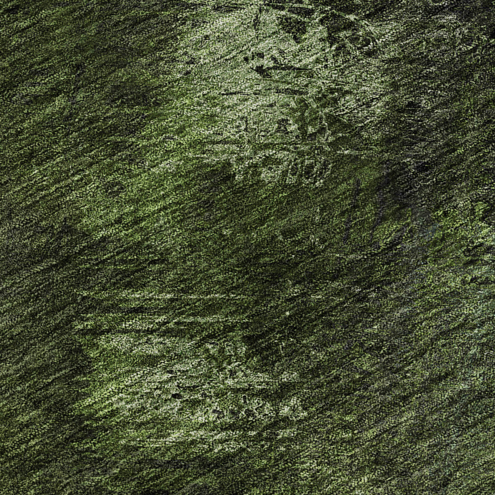 Premium Machine Washable Mayfield AMF590 Green 5' x 7'6" Rug