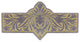 Dianthus Pull Antique Brass, Antique Pewter (Enameled)