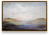 "Whispering Reverie" - A Serene Coastal Scene for Sophisticated Interiors