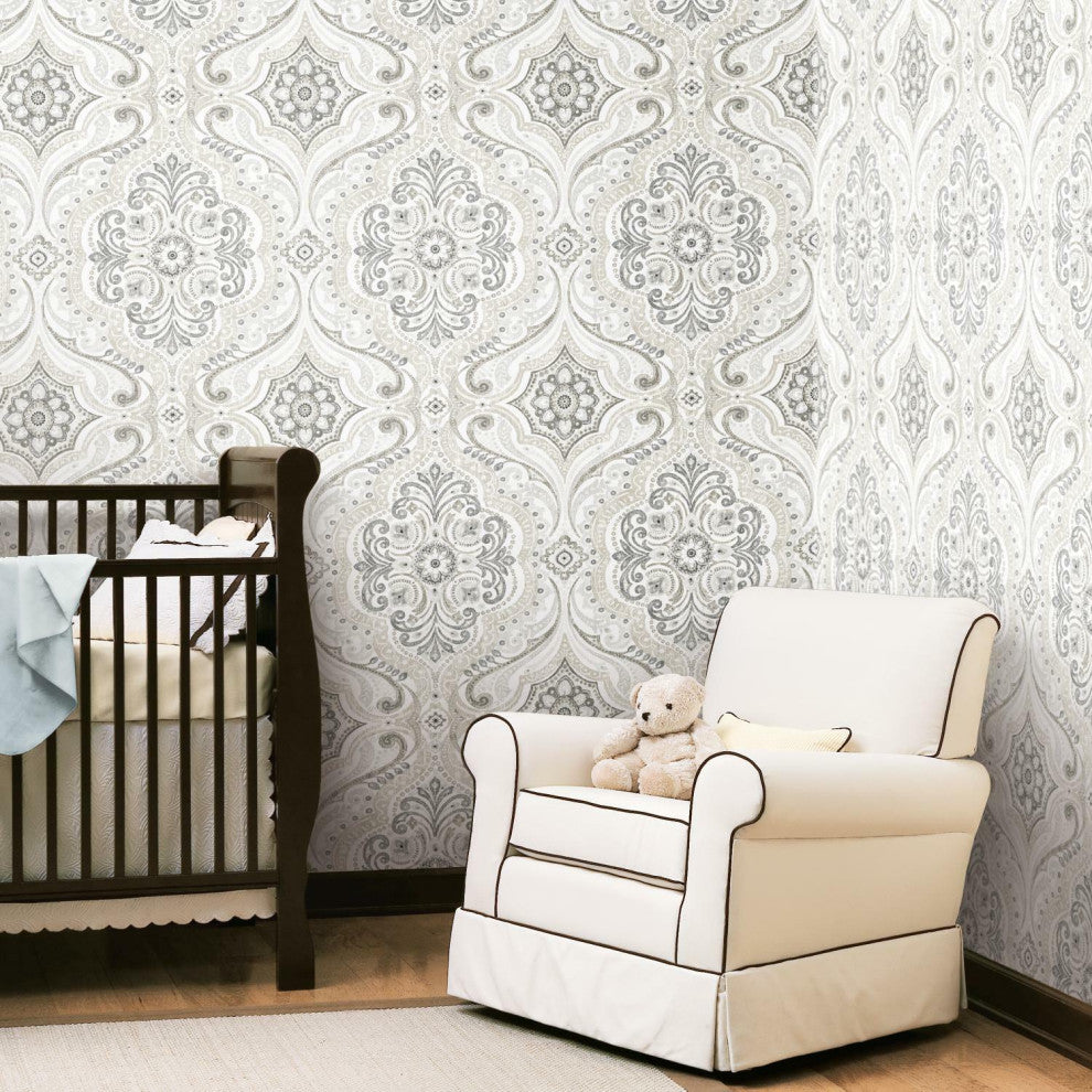 Bohemian Damask Peel & Stick Wallpaper