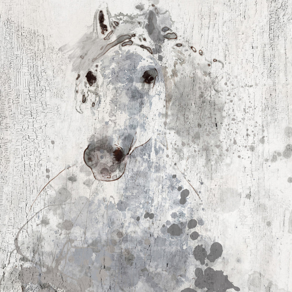 Marmont Hill, "Silver Sunshine" by Irena Orlov Painting on Wrapped Canvas, 18x18