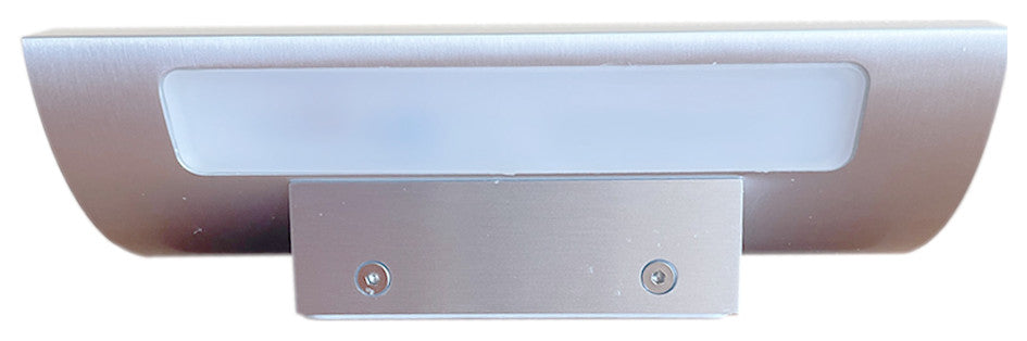 Alumilux Diverge 5"H 2-Light LED Outdoor Wall Sconce Solid Satin Aluminum by ET2