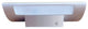 Alumilux Diverge 5"H 2-Light LED Outdoor Wall Sconce Solid Satin Aluminum by ET2