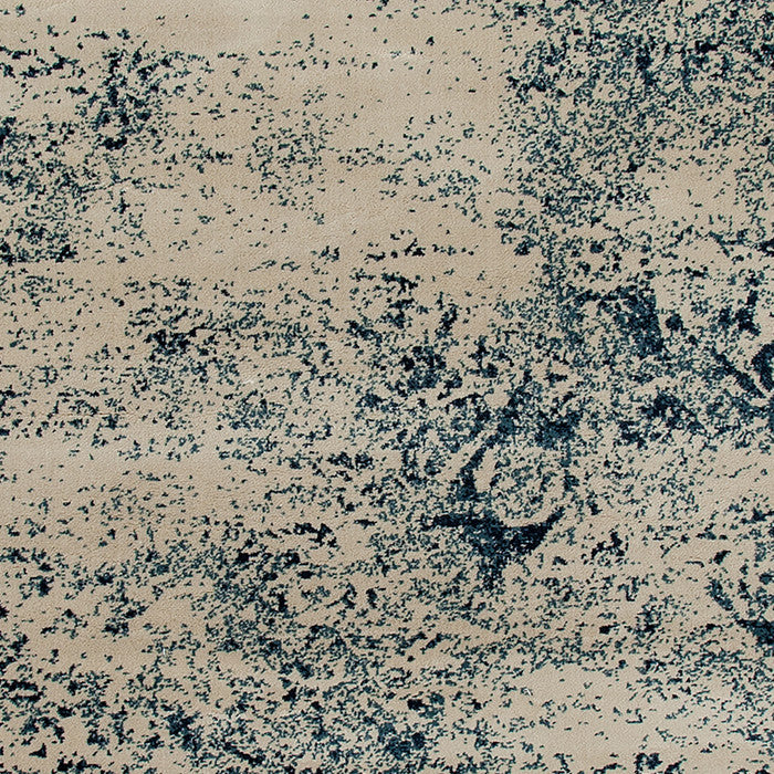 Karelia Cumulus Steel Blue 7'10" Round Area Rug
