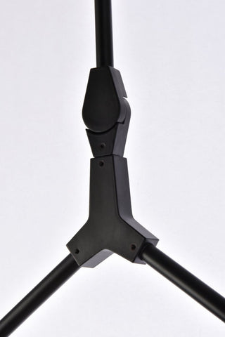 Cerys 7-Light Black Chandelier