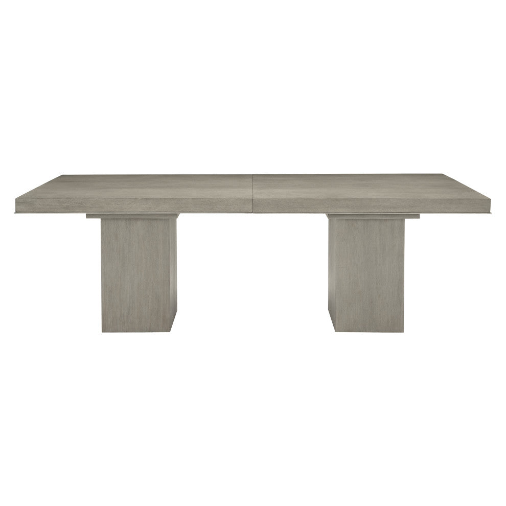 Bernhardt Linea 9-Piece Dining Set, Cerused Greige