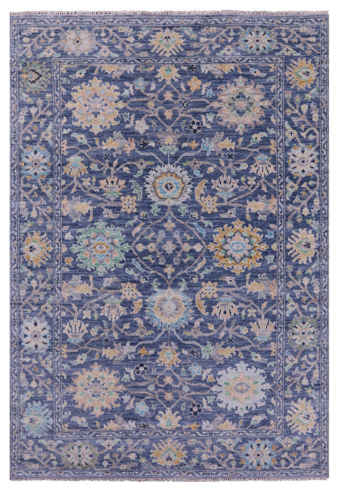 6' 1" X 9' 0" Turkish Oushak Handmade Wool Rug - Q13347