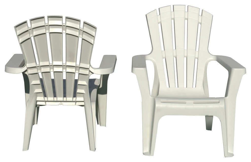 Maryland Adirondack Chairs, Set of 2, White