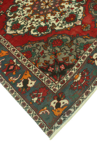 Fine Vintage Distressed Ahtisham Red/Ivory Rug, 6'6 x 9'10