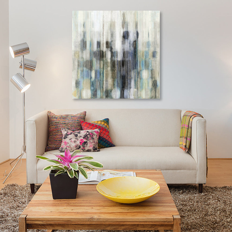 "Ascending I" by Allison Lockhart, Canvas Print, 37"x37"