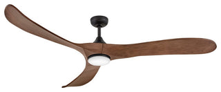 Swell Illuminated 72" LED Smart Fan in Matte Black