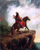 Alfred Jacob Miller Indian Scout on Horse Back Wall Decal Print