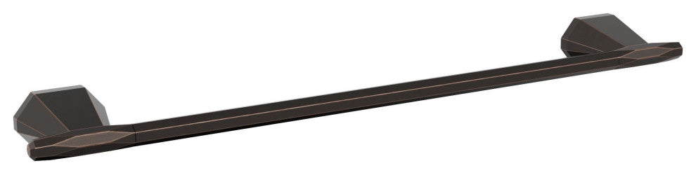 Amerock St. Vincent Contemporary Towel Bar, Oil Rubbed Bronze, 18" Center-to-Cen