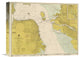 "Nautical Chart - San Francisco Bay ca" Artwork, 16"x12"
