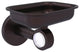 Clearview Wall Mounted Soap Dish Holder with Groovy Accents, Antique Bronze