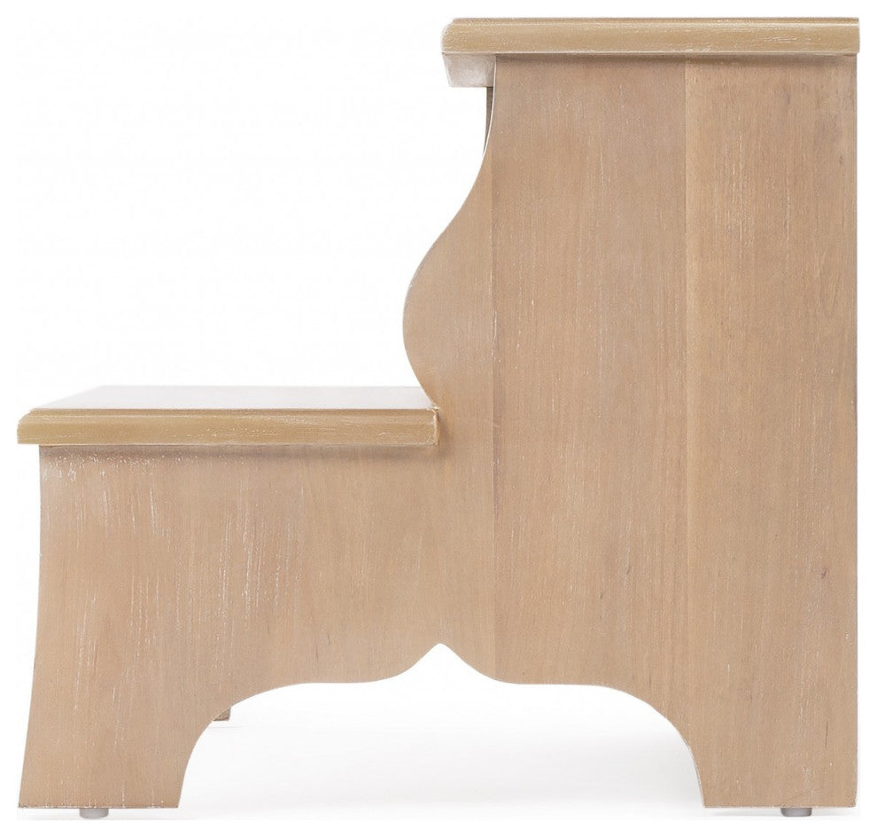 Handcrafted Driftwood Step Stool