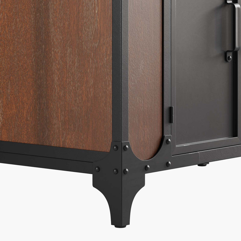 Steamforge 36" Bathroom Vanity Cabinet (Sink Basin Not Included) - Black Walnut
