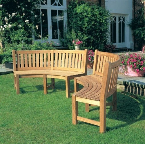 Buckingham 6' Bench With Cushion, Cushion: Canvas