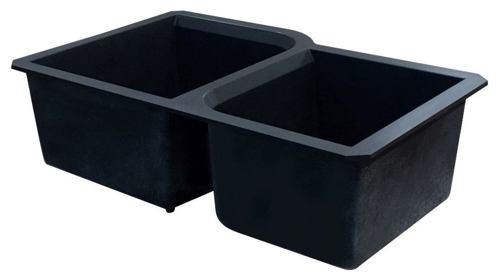 Transolid Radius Granite 31-in Undermount Kitchen Sink