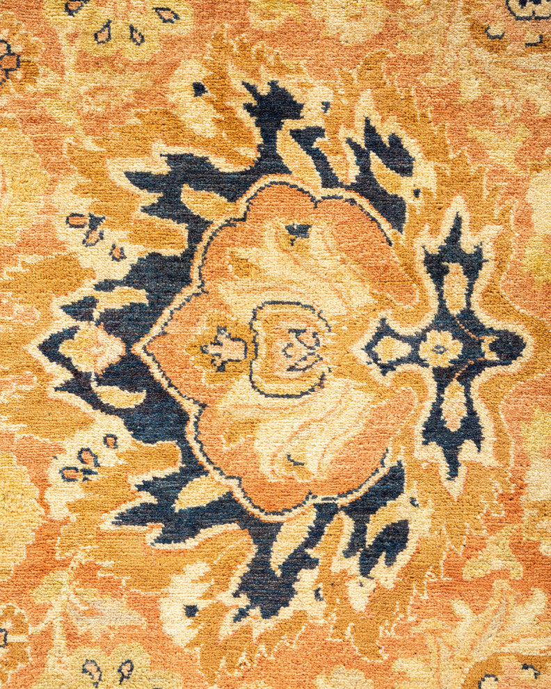 Mogul, One-of-a-Kind Hand-Knotted Area Rug Orange, 8' 1" x 10' 3"