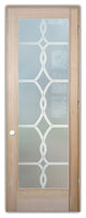 Interior Prehung Door or Interior Slab Door - Diamond Beads - Douglas Fir...