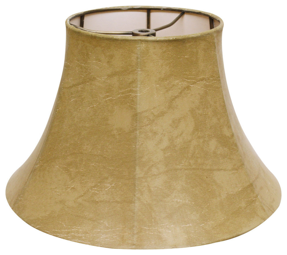 18" Faux Snakeskin Slanted Softback Parchment Lampshade