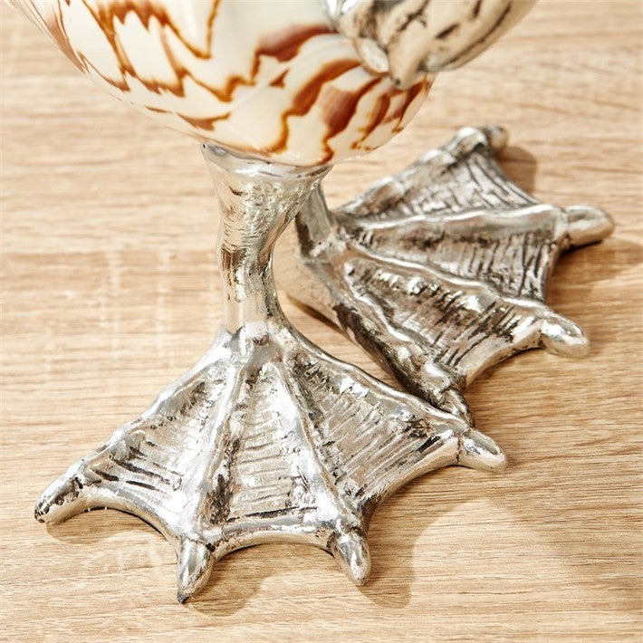 Tozai Shell Sculpture Pelicans, 2-Piece Set