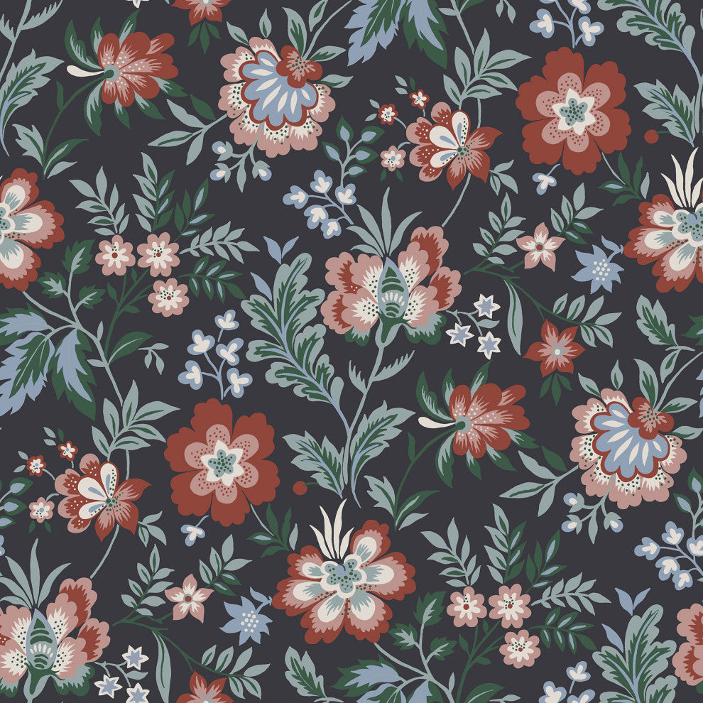 Athena Multicolor Floral Wallpaper Bolt