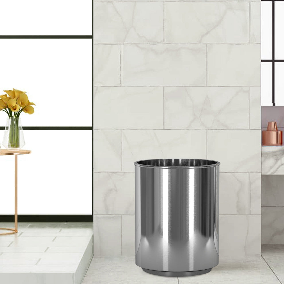 nu steel Stainless Steel Wastebasket, 7 Quart