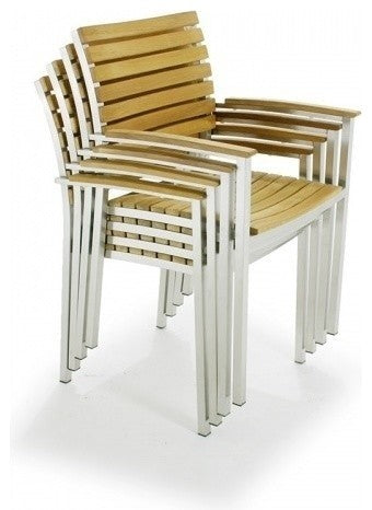 Vogue Stacking Armchair, No Cushion